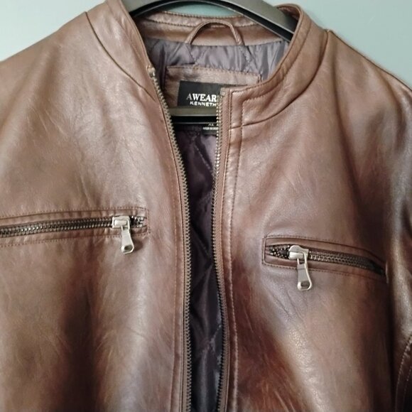 Kenneth Cole AWEARNESS "Leather" Jacket - Picture 3 of 4